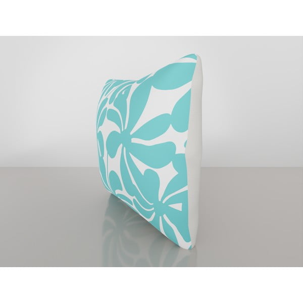 Türkiissinine ja valge padjapüür Jungle Paradiso, 43 x 43 cm - Vitaus-image-2