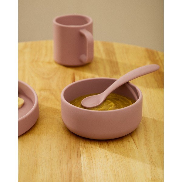 Silikoonist laste sööginõud 2tk komplektis Lili - Kave Home-image-1