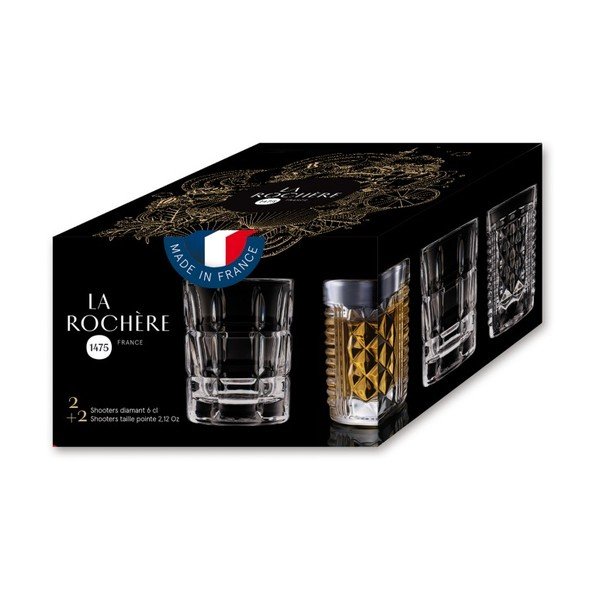 Komplekt 4 klaasi La Rochère , 60 ml Assortis - La Rochére-image-2