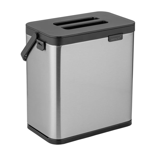 Matt hõbe komposteeritav prügikonteiner  3 l Colin - Wenko