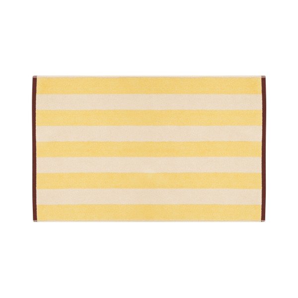 Kollane tekstiilist vannitoamatt 50x80 cm Gobo - noo.ma