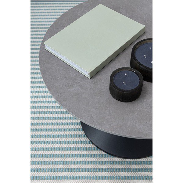 Must ümmargune kohvilaud marmorist pealispinnaga, ø 70 cm Joona - Bizzotto-image-3