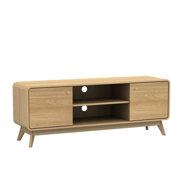 Tammepuust telerilaud naturaalses värvitoonis 140x53 cm Cassie - Støraa-image-2