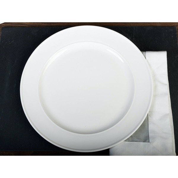 Valge portselanist taldrik, ø 29 cm Ridget - Mikasa-image-3