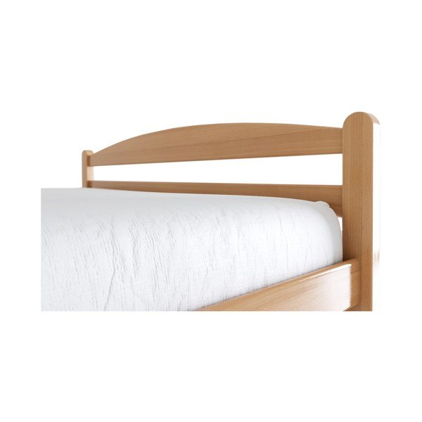 Pöögipuidust kaheinimesevoodi liistudest raamiga 180x200 cm naturaalses värvitoonis Bellariva - B.E.S.-image-4