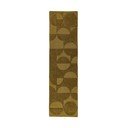 Tumeroheline käsitsi kootud villane jooksja 60x230 cm Gigi - Flair Rugs