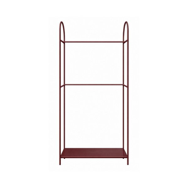 Burgundiapunane metallist riidepuuraam 92x186x39 cm Arch - Mette Ditmer Denmark