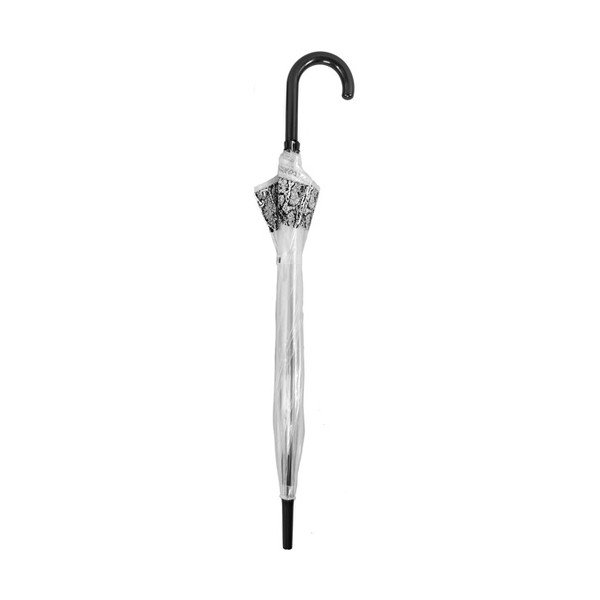Transparentní větruodolný holový deštník s automatickým otevíráním Ambiance Snake Skin, ⌀ 84 cm-image-1