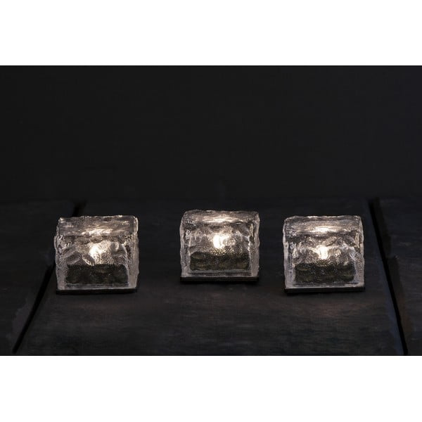 3 päikeseküünla komplekt väljas, kõrgus 5,5 cm. Icecube - Star Trading