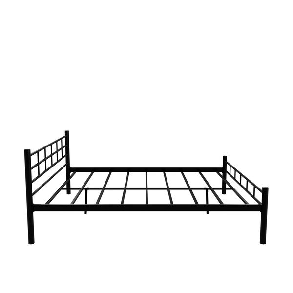 Must metallist kaheinimesevoodi liistudest voodipõhjaga 160x200 cm K70 - Kalune Design-image-3