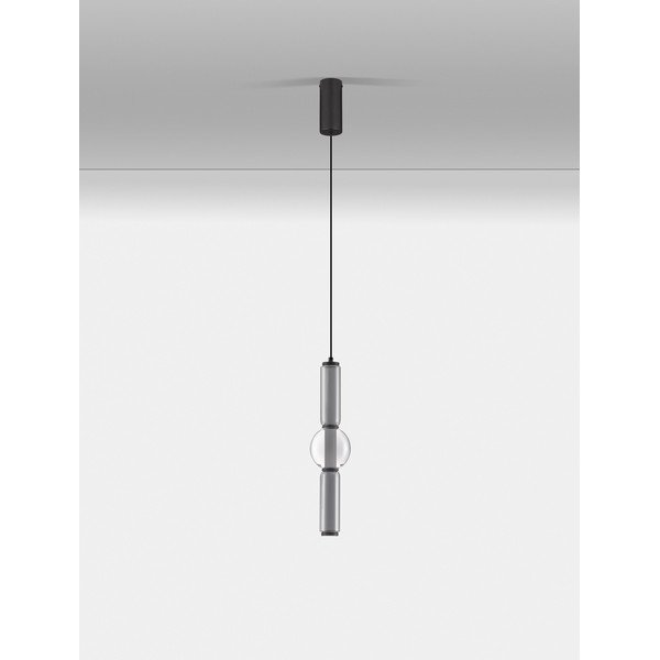 Hallist klaasist hämardatav LED-rippvalgusti ø 12 cm Ulon - Nova Luce-image-1