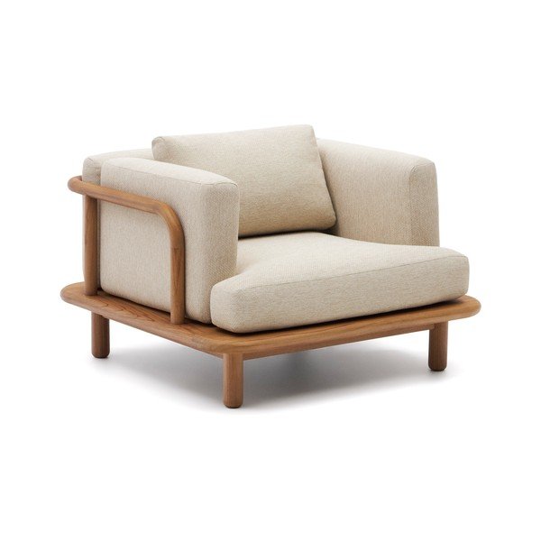 Beež puidust aiatool Turqueta - Kave Home