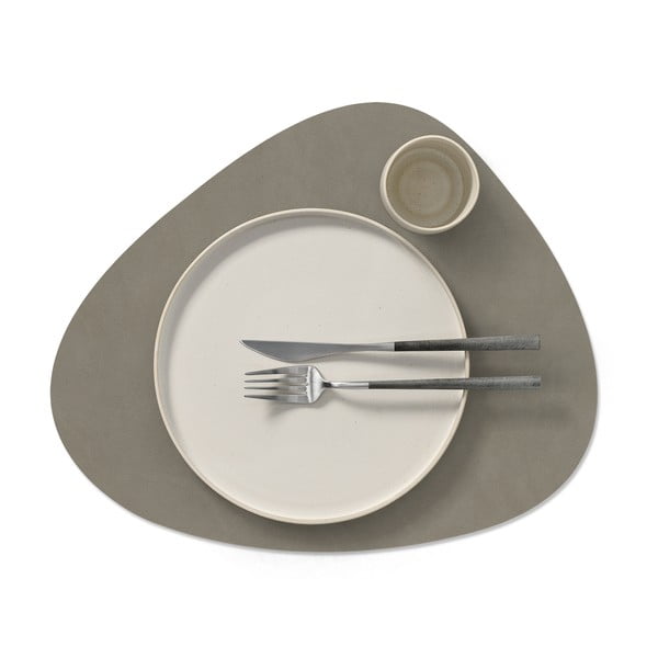 Öko-nahast lauamatt 37x44 cm Curve L Double Nupo - LIND DNA-image-4