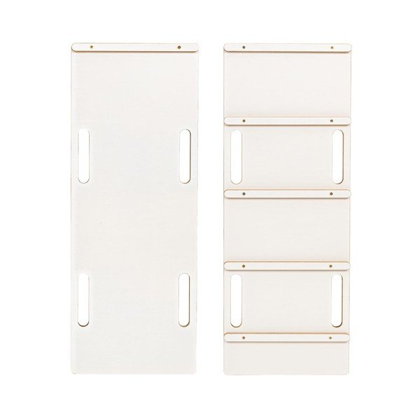 Valge männipuidust kiik 39x75x38 cm Montessori - Meowbaby-image-3