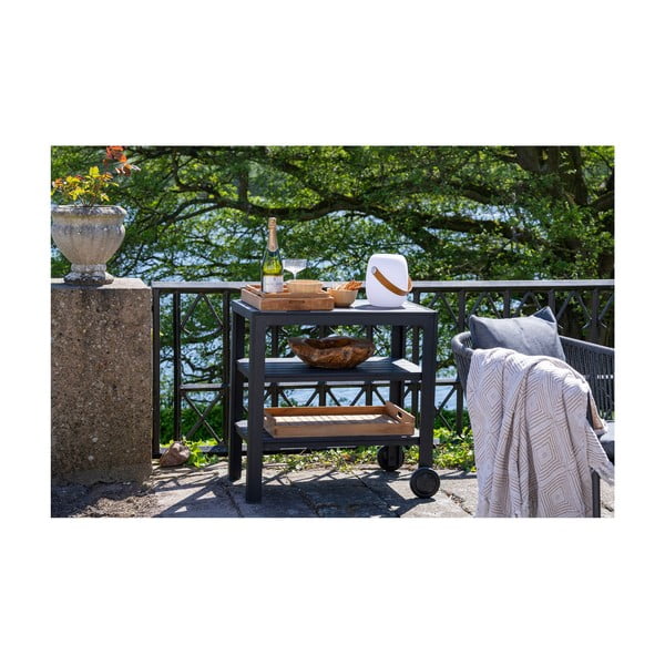 Kaasaskantav LED välisvalgusti koos taimeri ja USB-kõlariga ø 18 cm Cardiff - House Nordic-image-4