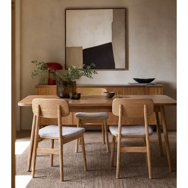 Beeži kattega söögitool Livo - Unique Furniture-image-3
