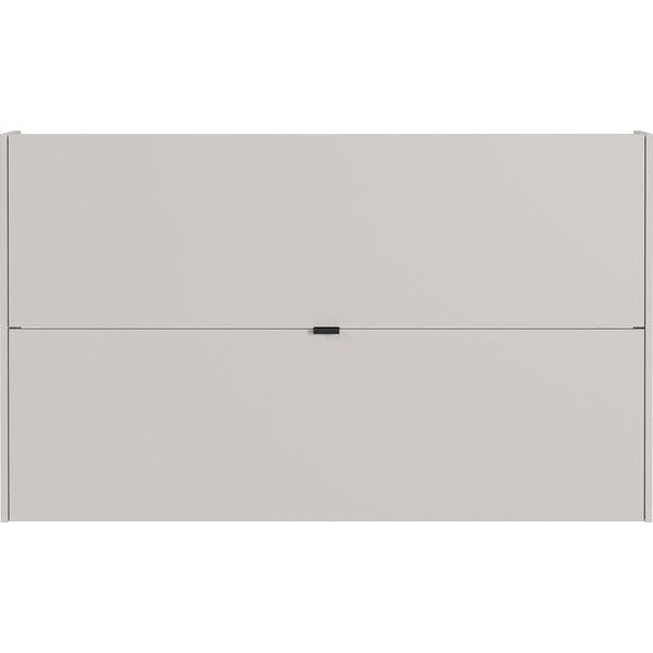 Kreemikas hingedega/rippuv kingakapp tammepuust viimistlusega 140x83x18 cm Ameca - Germania-image-2