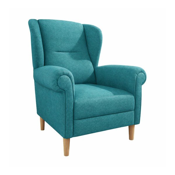 Türkiissinine tugitool tiivakujuliste äärtega Swan – Ropez