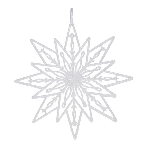 Bílá závěsná dekorace Ewax Estrella