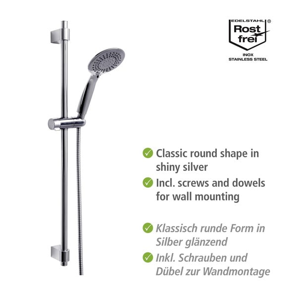 Roostevabast terasest dušikomplekt läikiv hõbedane 66 cm Young - Wenko-image-3