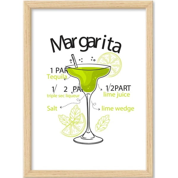 Plakat raamides 40x55 cm Margarita - Wallity