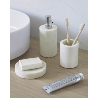 Valge marmorist seebidosaator 200 ml Elenei - Kave Home