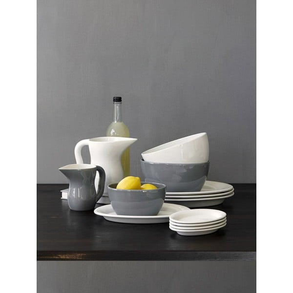 Valge ovaalne keraamiline kauss , 22 x 13,5 cm Ursula - Kähler Design-image-1