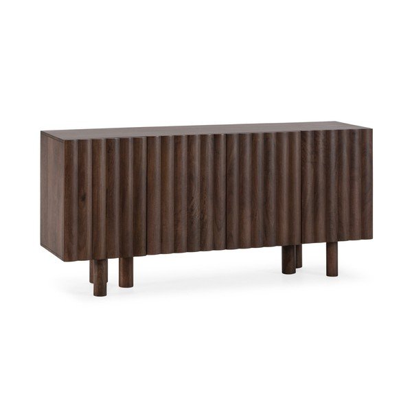 Pruun mangopuidust kummut 160x80x40 cm Tamira - MOME