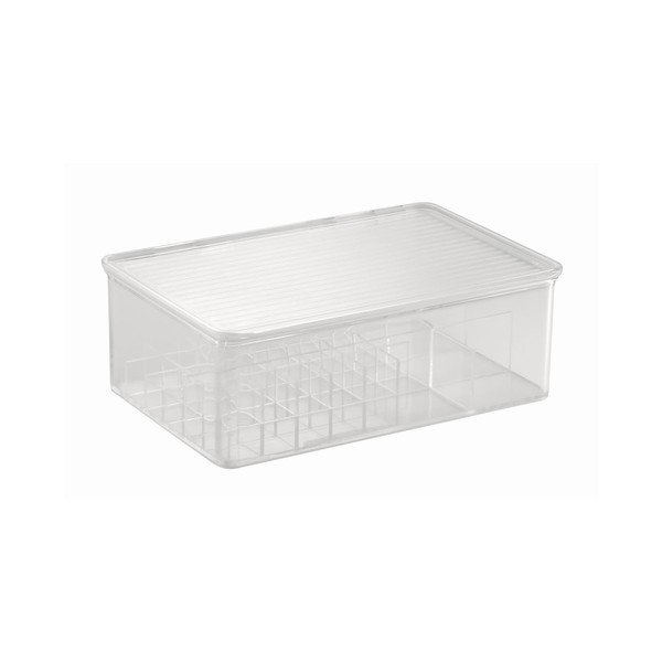 Organizér InterDesign Clarity Lipstick & Cosmetic Box, 27,5 x 18,5 x 9,5 cm-image-1