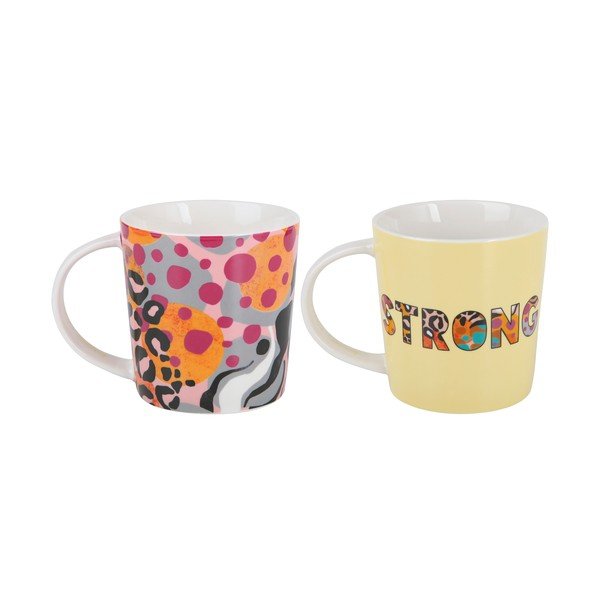 Portselanist kruusid 2tk komplektis 380ml Be Fierce - Maxwell & Williams-image-1