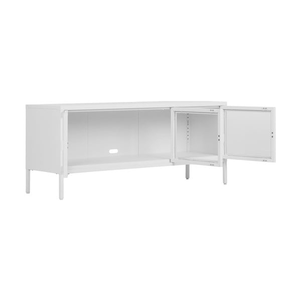 Valge metallist telerilaud 130x55 cm Brisbane - House Nordic-image-3
