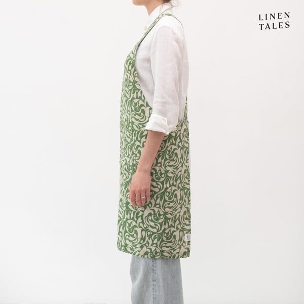 Linane põll Evergreen Damask - Linen Tales-image-2