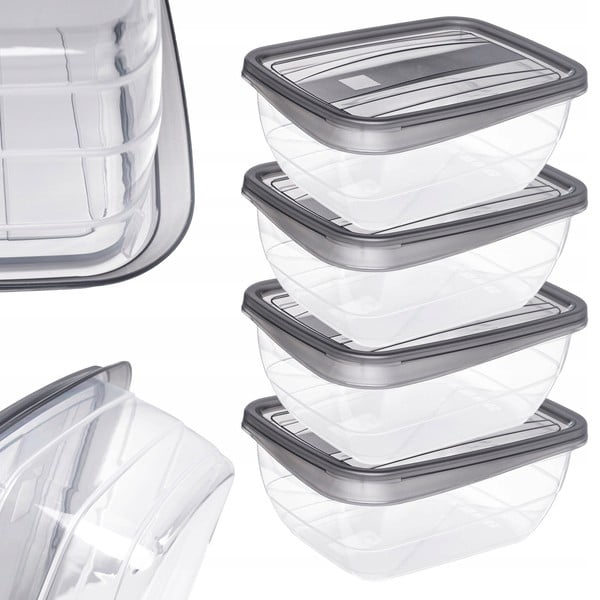 Toidukarbid 4 tk Vedo - Curver-image-1