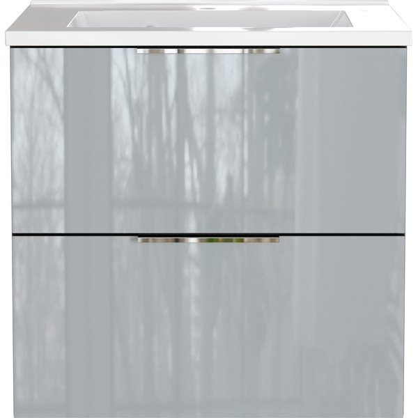 Hall läikiv seinakapp kraanikausi alla 61x61 cm Celano - Germania-image-2