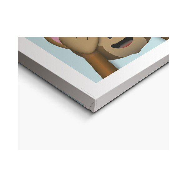 Obraz na plátně OrangeWallz Emoji Monkey, 30 x 90 cm-image-3