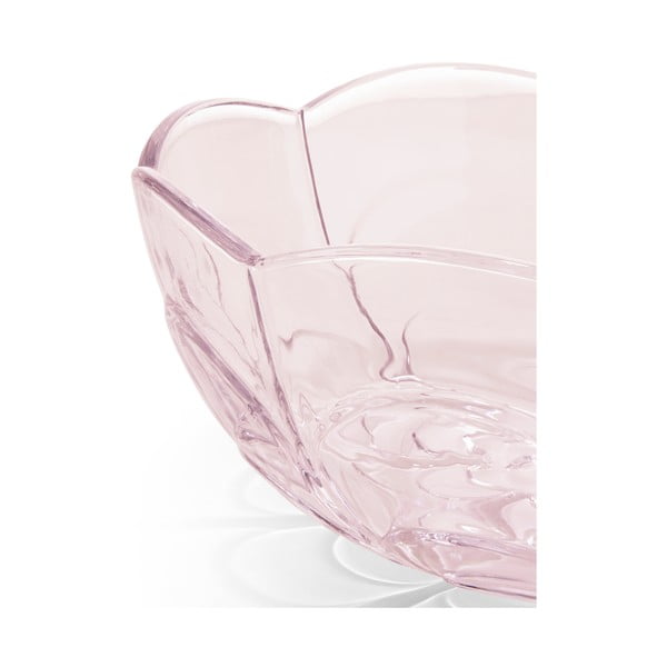 Heleroosa klaasist kauss ø 23 cm Lily - Holmegaard-image-2