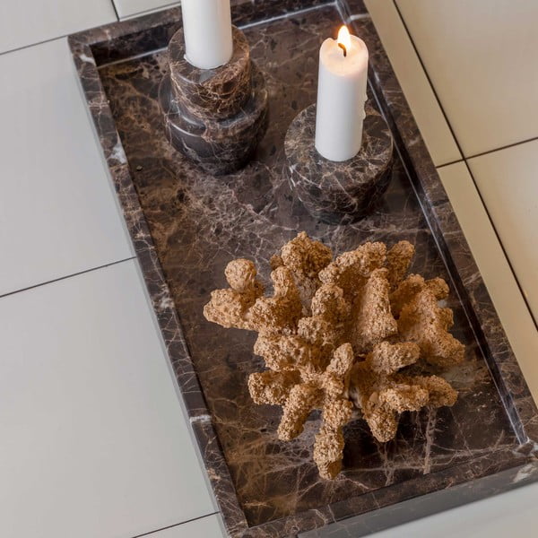Marmorist dekoratiivne kandik 16x31 cm Marble - Mette Ditmer Denmark-image-3