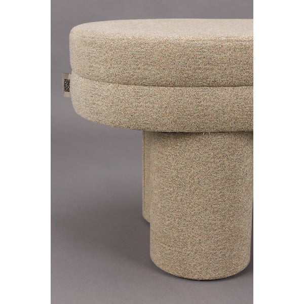 Beež bukleekangast pink Fern - Dutchbone-image-3