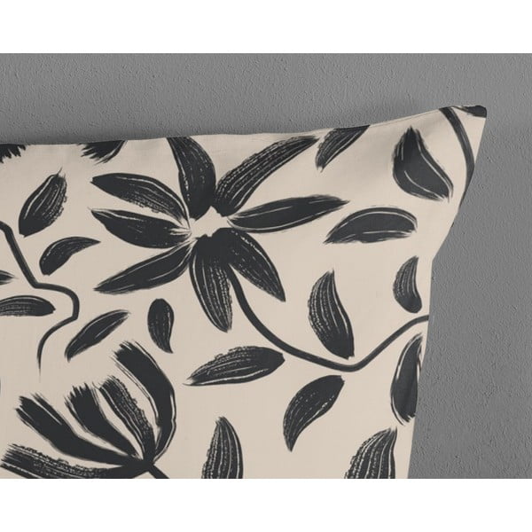 Must-beež puuvillane pikendatud voodipesu kaheinimesevoodile 200x220 cm Emilia - Good Morning-image-3