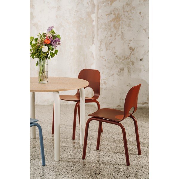 Ümmargune söögilaud tammepuust pealispinnaga, ø 100 cm Meko - noo.ma-image-3