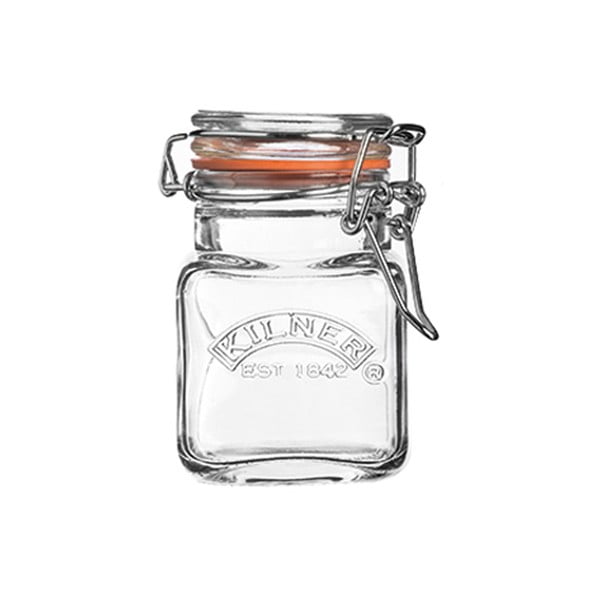 6 vürtsi komplekt puidust riiulil Herbs&Spices - Kilner-image-1