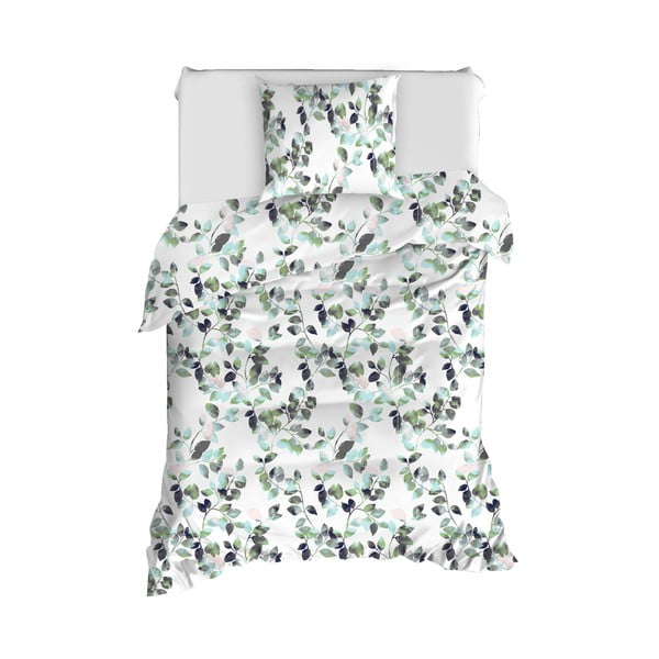 Voodipesu üheinimesevoodile Ranforce puuvillast Sabine Green, 140 x 200 cm. - Mijolnir