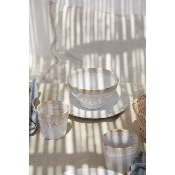 Hallid kausid 4-osalise komplektiga, valmistatud kivikeraamikast, 550 ml Latte - Costa Nova-image-3