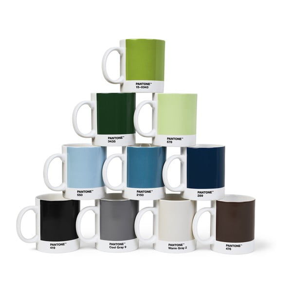 Roheline keraamiline kruus 375 ml Green 15-0343 - Pantone-image-2