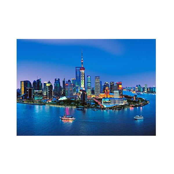 Osmidílná fototapeta Shangai, 366 x 254 cm