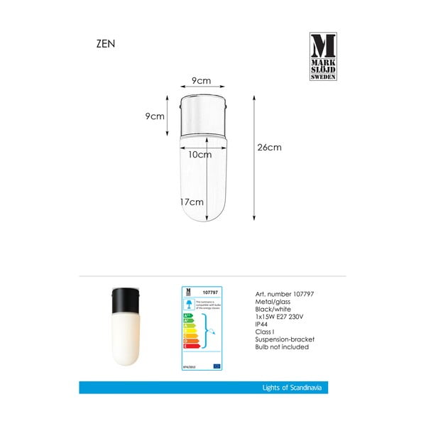 Laelamp Ceiling Black Zen - Markslöjd-image-2