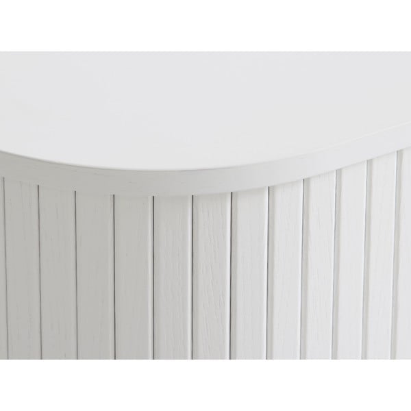 Valge lükandustega kapp 100x118x40 cm Nola - Unique Furniture-image-4