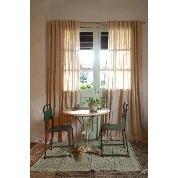 Heleroheline pestav käsitsi kootud puuvillane vaip 170x240 cm Tribu Olive - Lorena Canals-image-3