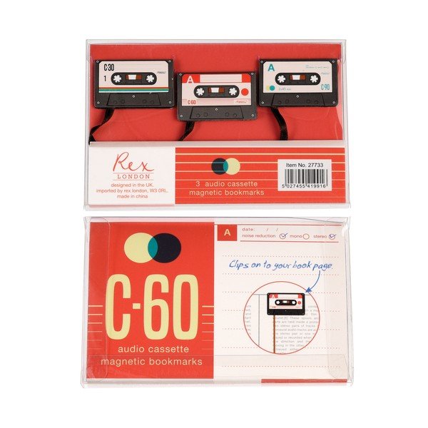 Järjehoidjad 3-st komplektis Cassette - Rex London-image-3