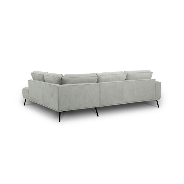 Helehall šenillist nurgadiivan (parem nurk/L-kujuline) Amsterdam - Scandic-image-3